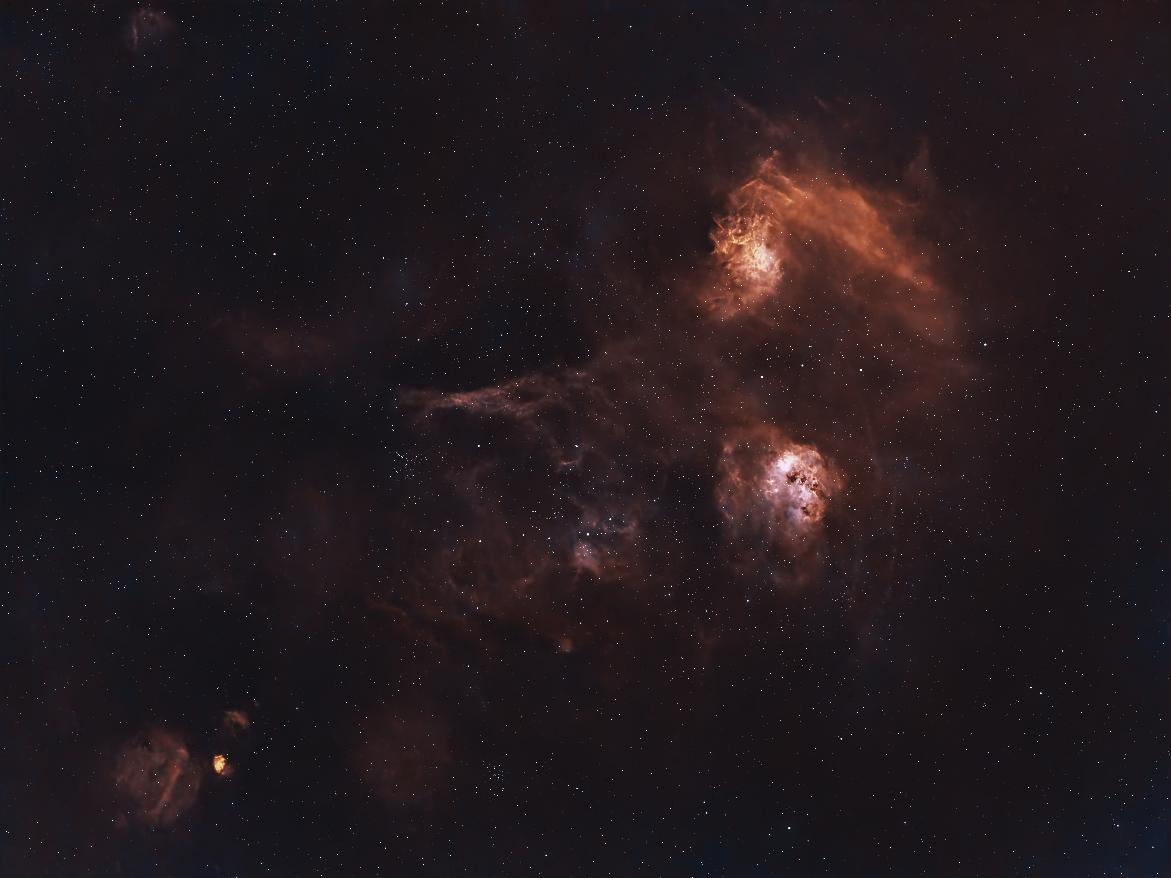 Auriga nebula complex · 14h 45m