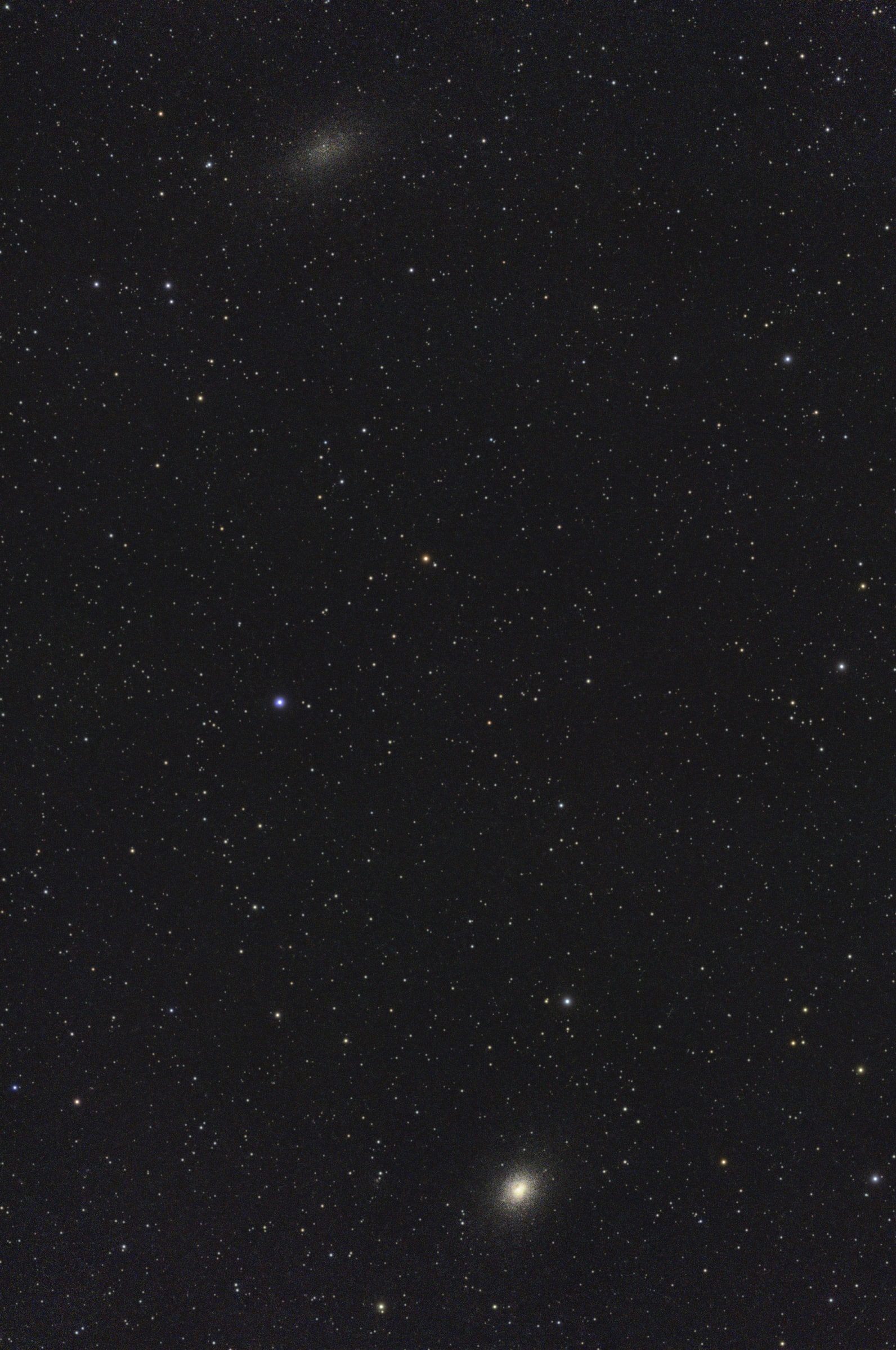 NGC 147 + NGC 185