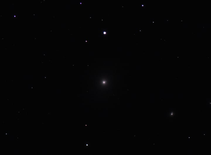M 87 with visible relativistic black hole jet preview
