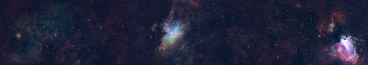 M16 Eagle M17 Swan Nest SHO 10h HA 13h SII RGB recombination tighter preview