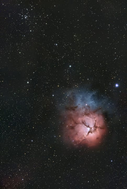 Trifid Nebula, Webbs Cross progression preview