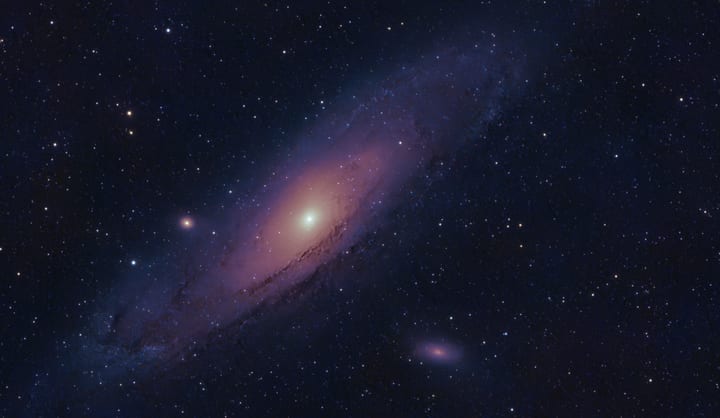 m31 4h RGB 5h HA with continuum subtraction cool preview