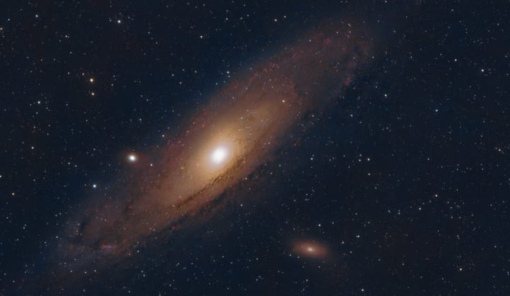 m31 4h RGB 5h HA with continuum subtraction warm preview