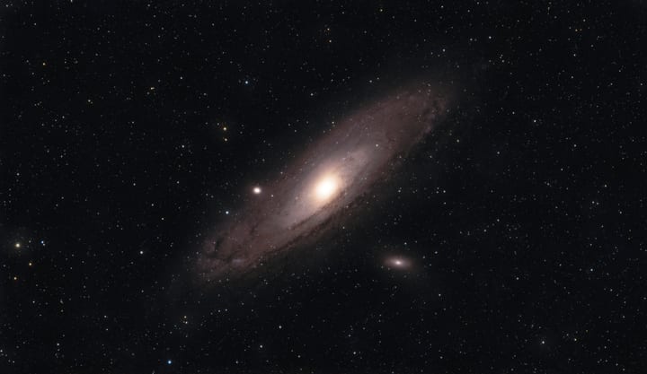 m31 m32 m110 Andromeda Galaxy 3 hours preview