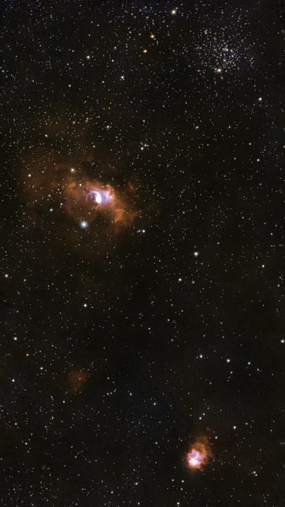 M52 NGC 7635 bubble nebula region 254 minutes preview