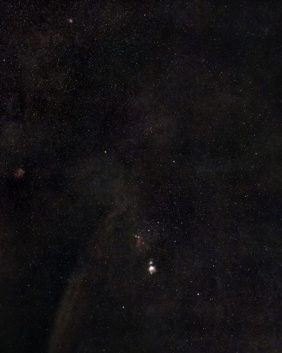 Milky Way · Orion and the winter sky
