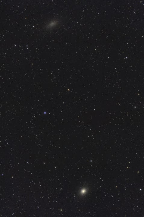 NGC 147 + NGC 185